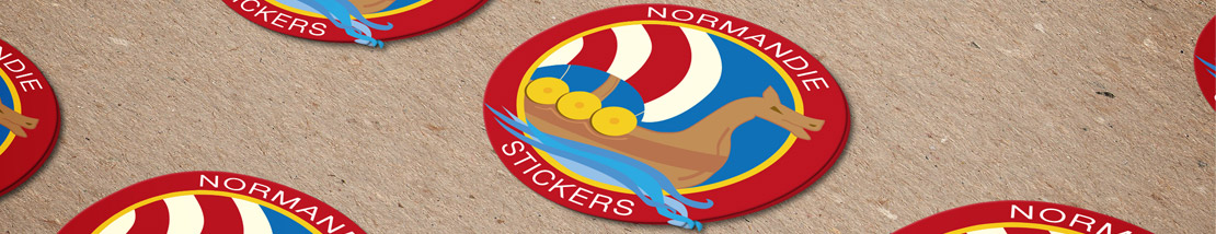 Nouveau stickers aux couleurs Normandie Stickers Nouveau stickers aux couleurs Normandie Stickers